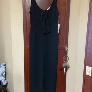 Wide leg romper